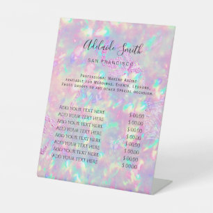 華麗なopal価格リスト台座サイン 台座サイン