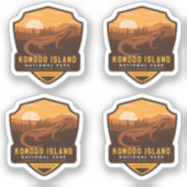 菰戸島国立公園 シール (正面)