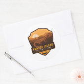 菰戸島国立公園 ラウンドシール (封筒)