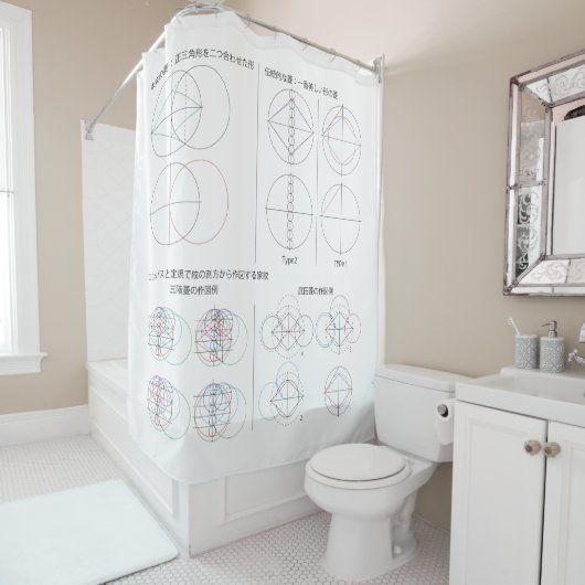 菱の種類 シャワーカーテン (インサイチュ)