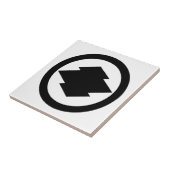 菱形のマツの樹皮 タイル (側面)