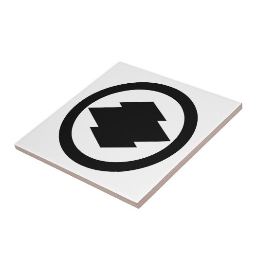 菱形のマツの樹皮 タイル (側面)