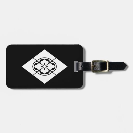 菱形のモッコ ラゲッジタグ (正面横)