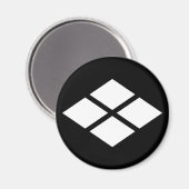 菱形の割れ紋 マグネット (正面/裏面)