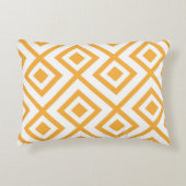 菱形の定形幾何学的なパターン アクセントクッション (正面)