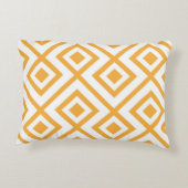 菱形の定形幾何学的なパターン アクセントクッション (裏面)