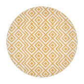 菱形の定形幾何学的なパターン カッティングボード (正面)