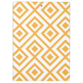 菱形の定形幾何学的なパターン クリップボード (裏面)