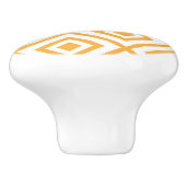 菱形の定形幾何学的なパターン セラミックノブ (側面)