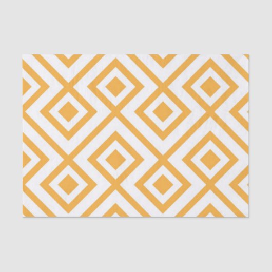 菱形の定形幾何学的なパターン 薄葉紙 (正面)