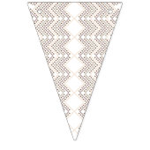 菱形の幾何学模様の繰り返し柄 バンティングフラッグ (第3の旗)