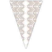 菱形の幾何学模様の繰り返し柄 バンティングフラッグ (第1の旗)