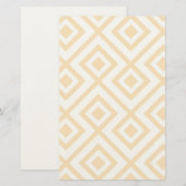 菱形の幾何学模様 便箋 (正面/裏面)