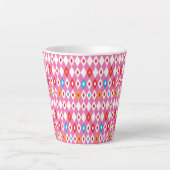 菱形パターン カフェラテマグ (正面)