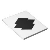 菱形マツ樹皮 ノートパッド (アングル)