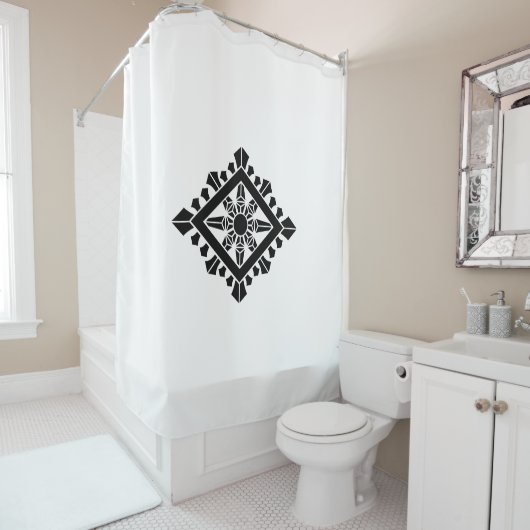 菱形法チャクラ シャワーカーテン (インサイチュ)