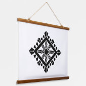 菱形法チャクラ 吊り下げ型タペストリー (傾斜あり)