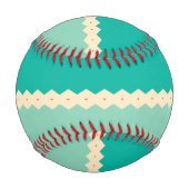 菱形行抽象デザイン 野球ボール (裏面)