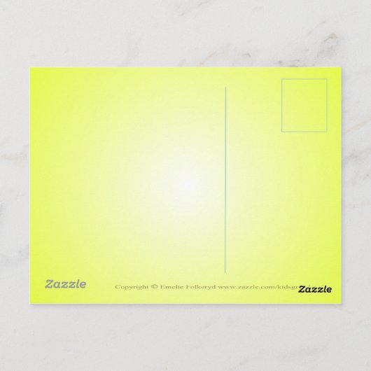 萌えサル ポストカード (裏面)