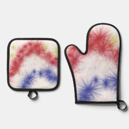 萌え花火お祝い 鍋つかみ&鍋敷きセット