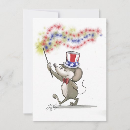 萌のハッピーファースト4thの7月招待状 招待状 (正面)