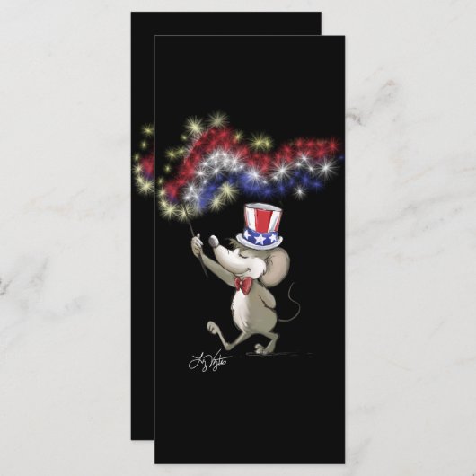 萌の幸せ7月4日ナイトお祝いブックマーク (正面/裏面)