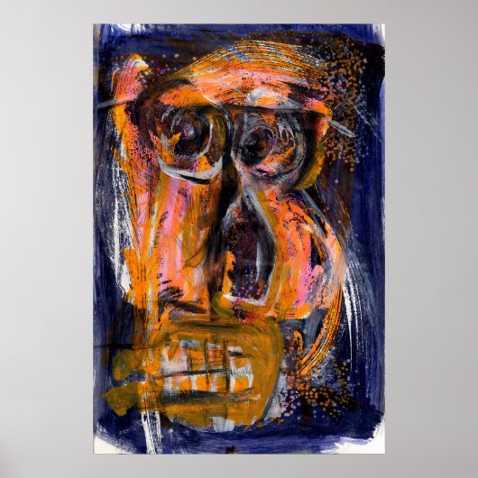 萎縮していない頭部 ポスター (正面)