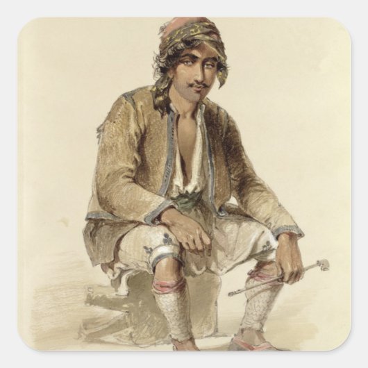 萩殿 – 1856年エルゼルムより スクエアシール (正面)