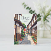 萩、日本の路地 ポストカード (スタンド正面)