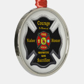 落ちたしかし忘れられない メタルオーナメント (右)