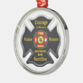 落ちたしかし忘れられない メタルオーナメント (左)