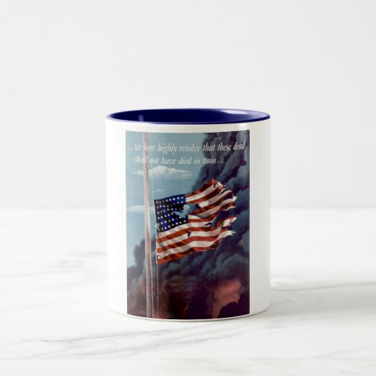 落ちたしか忘れし ツートーンマグカップ (中央)