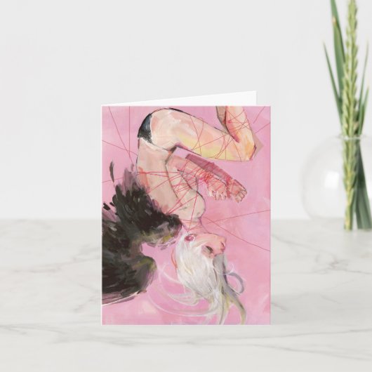 落ちたなメッセージカード カード (正面)