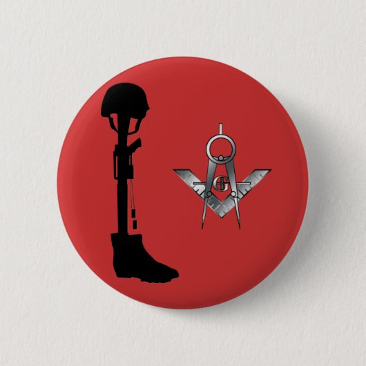 落ちたな兄弟の石大工 缶バッジ (正面)