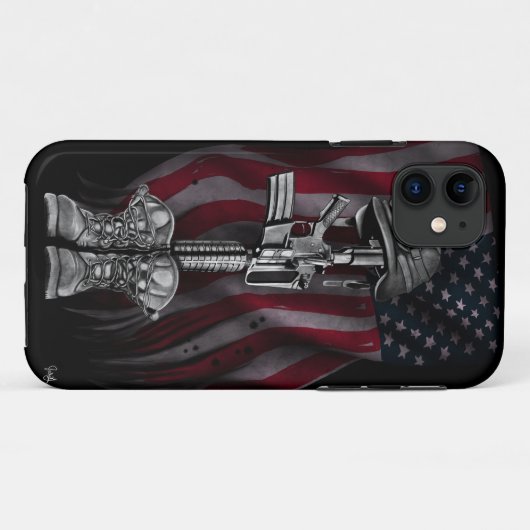 落ちたな兵士 Case-Mate iPhoneケース (裏面(横))