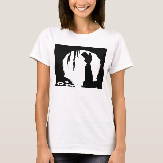 落ちたな天使の~のTシャツ Tシャツ (正面)