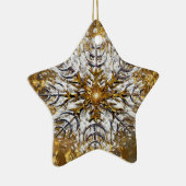 落ちたな雪 セラミックオーナメント (右)