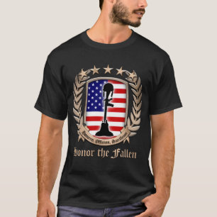 落ちたのに-頂上名誉を与えて下さい Tシャツ