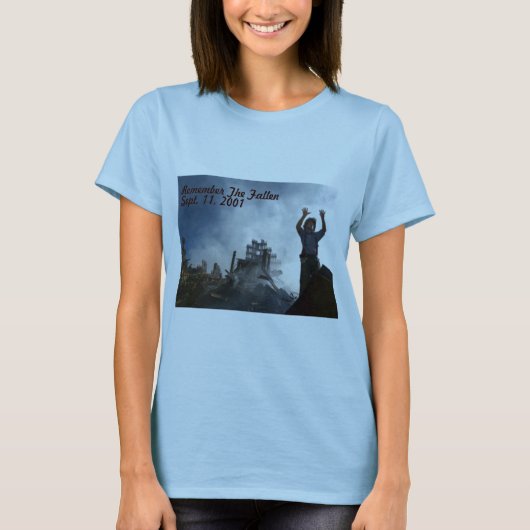 落ちたの覚えて下さい Tシャツ (正面)