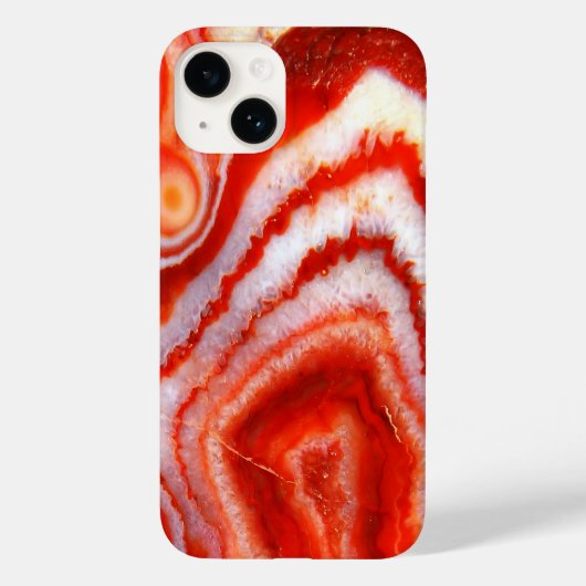 落ちたブラッドオレンジ アゲート Case-Mate iPhoneケース (裏面)