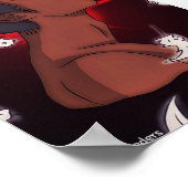 落ちたプリント ポスター (角)