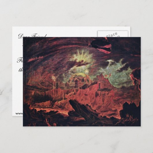 落ちた地獄の天使落ちた、地獄の天使 ポストカード (正面/裏面)