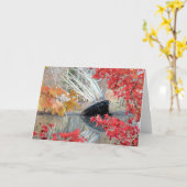 落ちた木 カード (黄色い花)