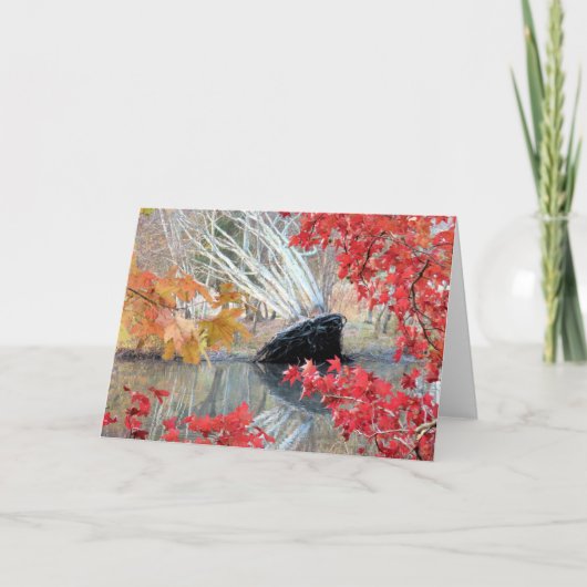 落ちた木 カード (正面)