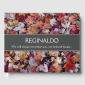 落ちた紅葉ペットメモリアルゲストブック ゲストブック (正面)