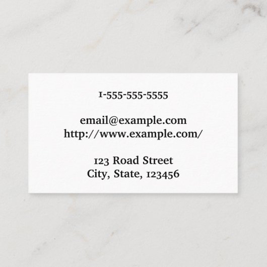 落ちた紅葉芝生気に名刺 名刺 (裏面)