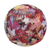 落ちた紅葉野球 野球ボール (裏面)