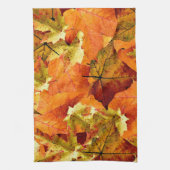 落ちた紅葉 キッチンタオル (縦)