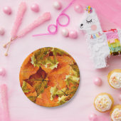 落ちた紅葉 ペーパープレート (パーティー)