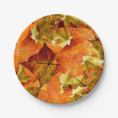 落ちた紅葉 ペーパープレート (正面)